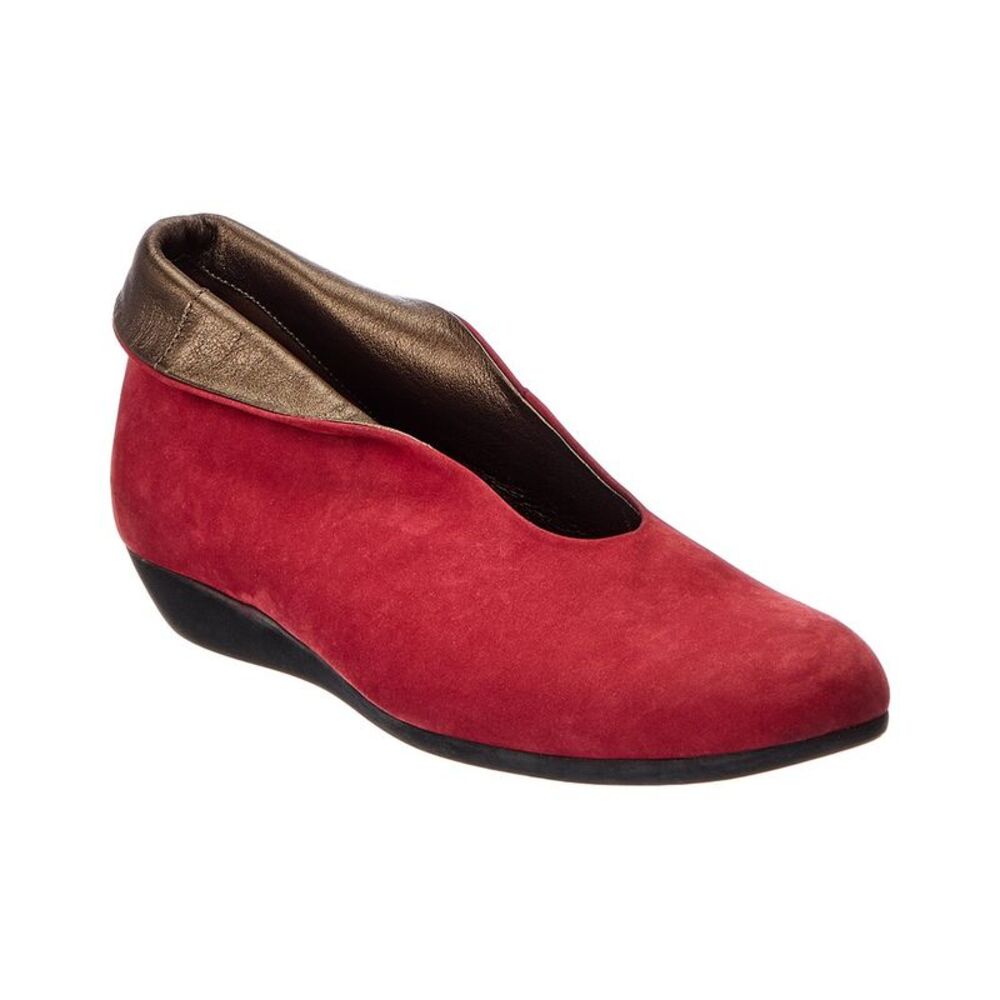 Arche Onahe Leather Bootie, Red